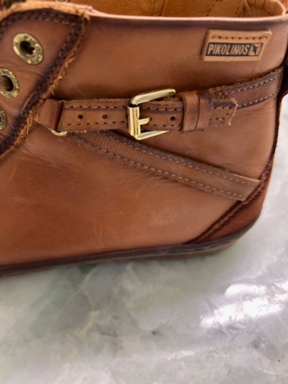 NWOT Pikolinos Lago's Women's Leather Ankle Boots - Picture 3 of 11